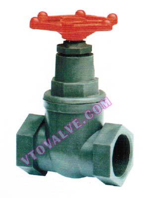 PVC,PVDF,RPP threaded globe valves