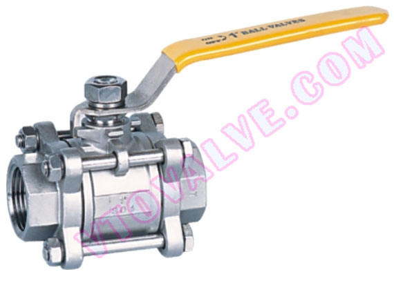 3PC Female Threaded Ball Valves