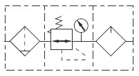 Symbol of AC1500,AC2000,BC2000,BC3000,BC4000 F.R.L combination
