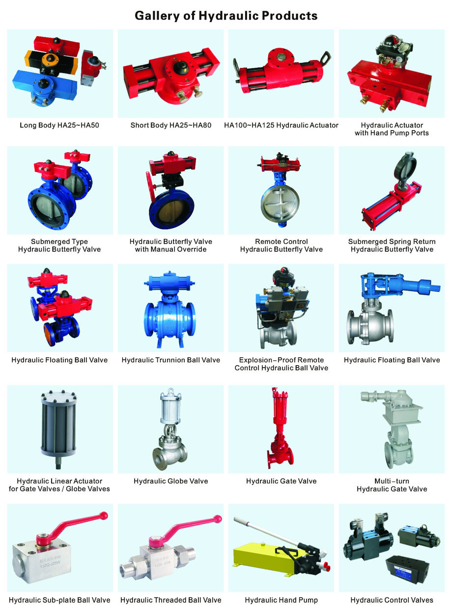 HA series hydraulic actuators